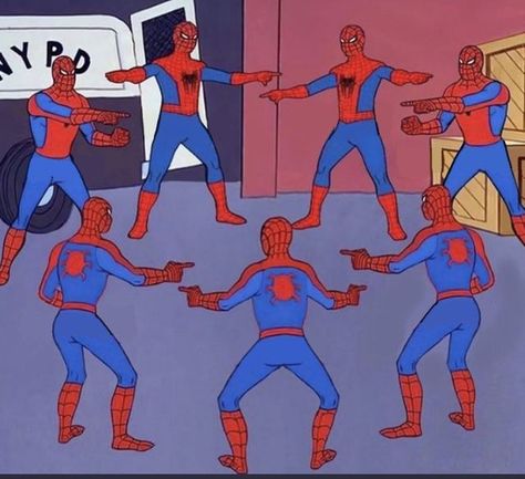 Spider Man Pointing, Man Pointing, Spiderman Meme, Spiderman 4, You Meme, Cartoon Memes, Meme Template, Marvel Characters, Reaction Pictures