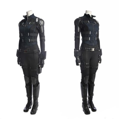 Nebula Cosplay, Avengers Cosplay, Widow Costume, Vest Jumpsuit, Black Widow Costume, Scarlet Witch Cosplay, Black Widow Cosplay, Avengers Outfits, Marvel Avengers Assemble