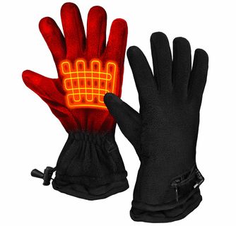 ActionHeat AA Battery Heated Fleece Gloves - The Warming Store Infrared Heating Panels, Thermal Clothing, Snow Camping, Winter Products, Shoveling Snow, Heated Gloves, Fleece Gloves, Cold Weather Gloves, On Off Button