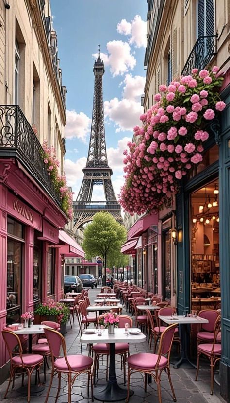 Cute Cafe In Paris, Cafe Paris Aesthetic, Cafe In Paris Aesthetic, Pretty City Aesthetic, Paris Streets Aesthetic, Paris Cafe Photography, Paris Cafe Aesthetic, Paris Street Cafe, Paris France Photography