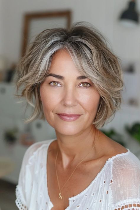 60 Year Old Hairstyles Short, Bangs Subtle, Hairstyles For 60 Year Old Women, Classic Hairstyles Women, Hairstyles For Over 70 Year Old Women, Silver Haircut, Long Hair Care Routine, Haircuts For Gray Hair, Classy Short Haircuts