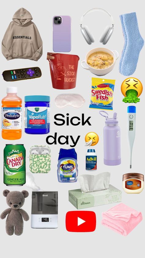 *cough* im sick! Sick Aesthetics Cold, Sick Aesthetics, Sick Aesthetic, Sick Day Outfit, Cold Sick, Sick Day Essentials, Cheer Practice Outfits, Summer Camp Outfits, Sick Food