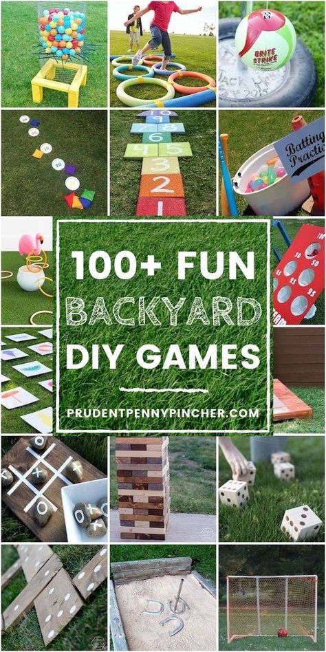 Backyard Games Kids, Uppfostra Barn, Diy Yard Games, Outside Games, Fun Outdoor Games, Backyard Diy, Family Fun Games, Yard Games, Backyard Games