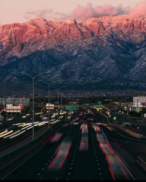 Albuquerque New Mexico Aesthetic, Albuquerque Aesthetic, Sandia Mountains Albuquerque, Spanish Mountains, Layla Core, New Mexico Aesthetic, Evan Green, September Mood, Sandia Mountains