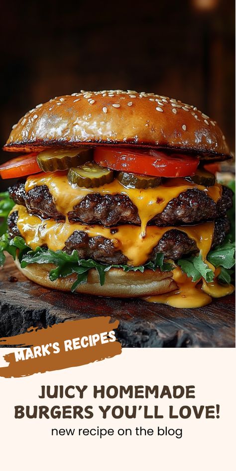 Love burgers? These ranch burgers are packed with flavor and super easy to make! With simple ingredients and a juicy bite, this recipe is a must-try for any burger lover. Ranch Burgers, Burger Mix, How To Cook Burgers, Ranch Seasoning Mix, Bacon Lover, Homemade Burgers, Burger Recipe, Grilling Season, Burger Buns