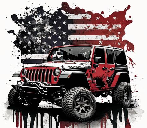 Jeep Sublimation, Jeep Tumbler, Jeep Art, Jeep Wallpaper, Wall Mounted Shoe Rack, American Flag Sticker, Americana Art, High Ground, Silhouette Clip Art