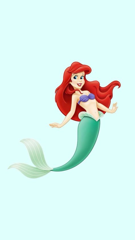 Separadores Ideas, Ariel Tail, Ariel Wallpaper Aesthetic, Cute Ariel Wallpaper, Ariel Astethic Wallpaper, Disney Princess Ariel Wallpaper, Ariel Cartoon Aesthetic, Ariel Wallpaper, Cute Panda Drawing