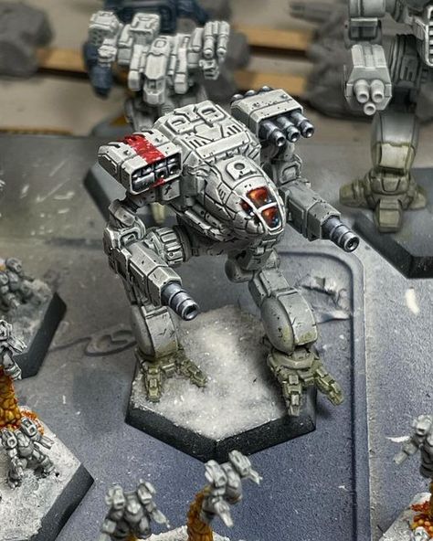 Painted Battletech Miniatures, Battletech Paint Schemes, Battletech Terrain, Battletech Mechs, Battletech Art, Battletech Miniatures, Battle Tech, Mech Warrior, Mech Suit