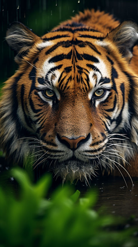 Discover the elegance and untamed vigor of tigers, representing nature's exquisite grace and power. Tiger Fotografie, Lion Shoulder Tattoo, Lion Hd Wallpaper, Big Cats Photography, Android Wallpaper Black, Tiger Claw, Tiger Images, Bull Shark, Pop Art Animals