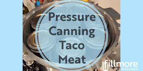 Pressure canning ground beef, venison & taco meat makes meal planning during life's busy times a bit easier. Get the recipe here! Canning Ground Beef, Low Acid Foods, Canning Venison, Canned Venison, Pressure Canning Meat, Pressure Canning Recipes, Homemade Taco Seasoning Recipe, Taco Meat Recipes, Ground Venison