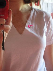 Crew Neck To V Neck Diy, Cut V Neck Shirt Diy, Cut Tshirt Diy Neckline V Neck, Cut T Shirt Neckline, Cardigan Diy, Clothing Diys, Clothing Redo, Cut Tshirt Diy, Altered T Shirts