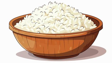 Rice bowl vectors, photos and PSD files | Free download Bowl Of Rice Drawing, Fried Rice Drawing, Rice Cartoon, Rice Drawing, Teeth Reference, Rice Illustration, Bowl Of Rice, Paint Inspo, Procreate Stamps