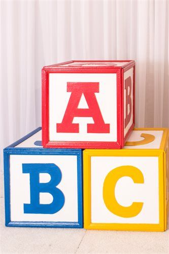 Oversized Wooden ABC Alphabet Blocks Props Street Party Decorations, Alphabet Party, Letters Paper, Abc Blocks, Balloon Box, Box Decoration, Indoor Event, Back To School Party, Homecoming Party