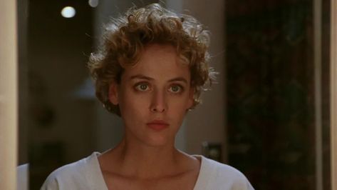 Download Virginia Madsen As Helen Lyle In Candyman Wallpaper | Wallpapers.com Virginia Madsen, Cool Desktop Backgrounds, Scary Backgrounds, Creepy Backgrounds, Wide Eyes, Rainbow Pictures, Backgrounds Girly, Cute Pink Background, Kawaii Background