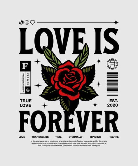 Rose T Shirt Design, Rose Tshirt Design, Tshirt Printing Design Illustration, Aesthetic Graphic Tee Design, Love Tshirt Designs, Tshirt Ideas Design, Graphic Tshirt Design Prints, Tshirts Design Ideas, Dtf Print Designs