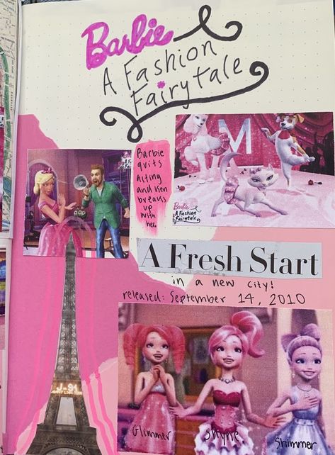 Clueless Journal Page, Barbie Journal Page, Y2k Diary Aesthetic, 2000s Journal Aesthetic, Y2k Journal, Journal Movie Page, Random Journal, Emily Skinner, 2000s Theme