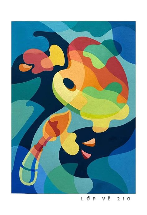 Composition Painting, Polygon Art, Posca Art, Cubism Art, Soyut Sanat Tabloları, Abstract Geometric Art, 2d Design, Composition Design, Pop Art Painting