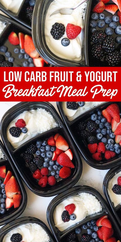 Easy Low Carb Yogurt Meal Prep!! Fruit and Yogurt Meal Ideas and Breakfast Prep for an Easy and Healthy Breakfast Recipe for Moms and Kids. My kids love these Breakfast Bowls and I love how healthy they are! Easy to make and perfect for a quick breakfast before school! #passion4savings #meal #breakfast #bowls #yogurt #fruit Yogurt Meal Prep, Low Carb Yogurt, Breakfast Yogurt, Meal Breakfast, Fruit And Yogurt, Yogurt Bowls, Instant Pot Yogurt, Prep Breakfast, Breakfast Prep