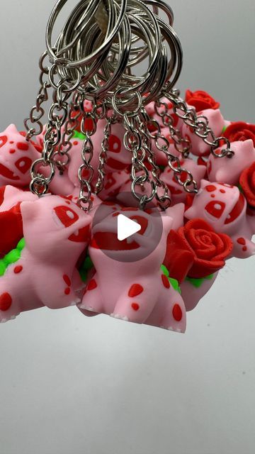 LM3D on Instagram: "The cutest keychain!!!!  Model by @scrazyone1  Printed with @sunlu_official and @gst3d.eu filament  On a x1c by @bambulab_official   #pokemon #keychain #bulbasaur #valentineday #valentinegift #3dprinted" Pokemon Keychain, 3d Keychain, Cute Keychain, The Cutest, Valentine Gifts, Pokemon, Valentines Day, Models, On Instagram