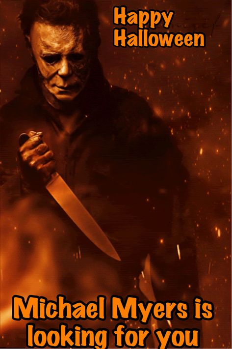 Happy Holloween, Spooky Halloween Pictures, Michael Meyer, Happy Halloween Pictures, Halloween Eve, Samhain Halloween, Halloween Wallpaper Cute, The Boogeyman, Michael Myers Halloween