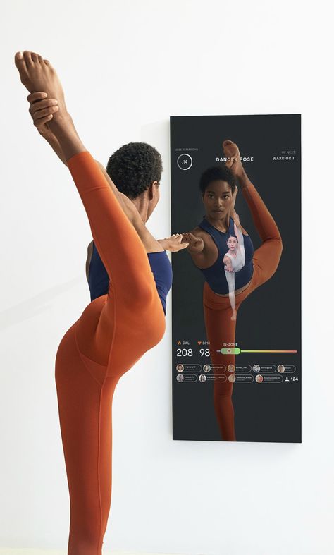 Interactive Mirror, Sport Ideas, Gym Space, Smart Closet, Workout Classes, Gym Mirrors, Industrial Design Trends, Smart Mirror, Sport Accessories