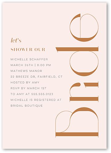 Emily Anderson, Colorful Invitations, Invitation Pink, Holiday Cards Photo, Bridal Shower Invitation, Birth Announcements, Stationery Cards, Bridal Boutique, Photo Books