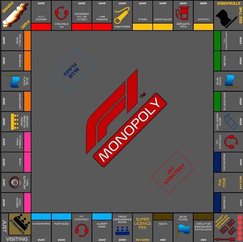 Formula Moments on Instagram: “Tag someone you wanna play this with! ———————————————————————— •=• •=• 📸 Credit: @f1xtra” F1 Bingo 2023, F1 Monopoly, F1 Banner, Formula One Wallpaper, F1 Grid, Aventador Lamborghini, F1 2023, F1 Wallpaper, Monopoly Board