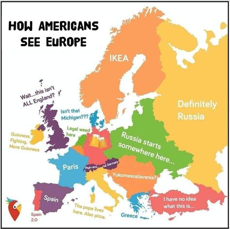 Funny Maps, Interesting Maps, Historical Humor, Imaginary Maps, History Jokes, Country Jokes, Country Memes, History Humor, European Countries