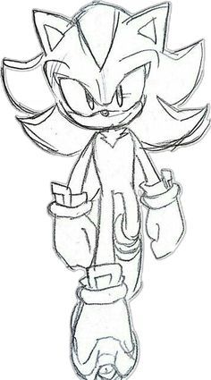 Sonic The Hedgehog Art Reference, Sonic Sketch Art, Sonic The Hedgehog Art Draw, Sonic Character Sketches, Sonic The Hedgehog Sketch Art, Sonic Fan Art, Viral Pins, Art Drawings Simple, Sonic