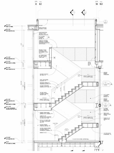 Staircase Drawing, How To Draw Stairs, Staircase Architecture, Ing Civil, Grill Gate Design, Facade Architecture Design, Steel Stairs, Stairs Architecture, Pacific Heights