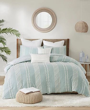 Bedroom Decor Ideas For Couples Romantic, Beach Room Decor, Cotton Comforter Set, Beachy Room, Coastal Room, Bedroom Decor For Couples, King Duvet Cover Sets, Beach Room, Small Bedroom Decor