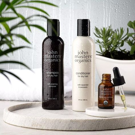 John Masters Organics, Organic Shampoo, Cosmetics Photography, Moisturizing Conditioner, Vitamin B, Body Mist, Usda Organic, Bath Salts, Vaseline