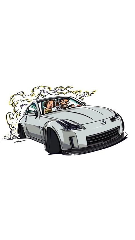 350z Tattoo, Cars Animated, Car Animation, Automobile Engineering, Jdm Wallpaper, Cool Car Drawings, Car Memes, Car Artwork, Nissan Cars