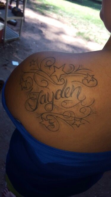 Jayden Tattoo Names Design, Jayden Tattoo, Tatto Name, Name Tattoo, Name Tattoos, Name Design, Neck Tattoo, Tattoo Fonts, Body Tattoos