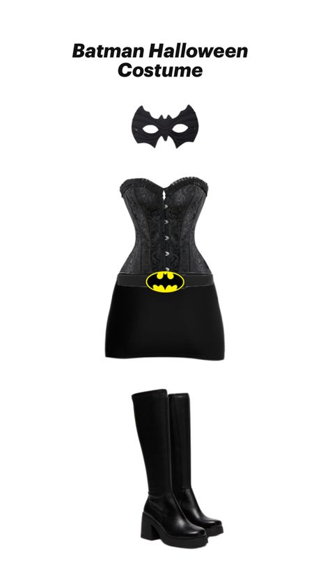 Halloween costume Batwoman Halloween, Batgirl Halloween Costume, Catwoman Halloween Costume, Black Dress Halloween Costume, Halloween Costumes Brunette, Batman Halloween, Most Creative Halloween Costumes, Halloween Costumes 2022, Classy Halloween Costumes