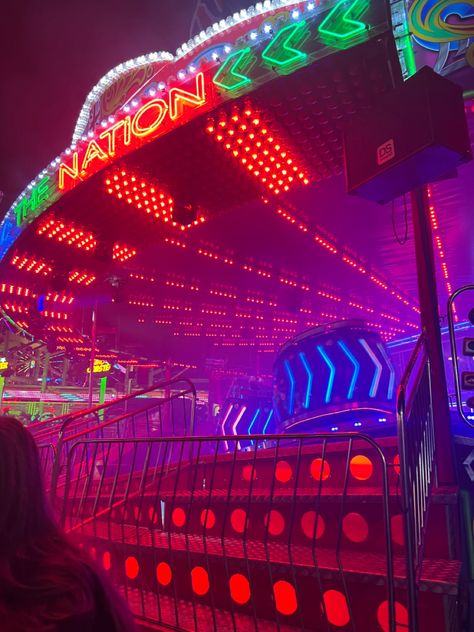 Neon Carnival Aesthetic, Neon Carnival, Carnival Lights, Mirror Maze, Fun Fair, Neon Aesthetic, Pop Surrealism, Aesthetic Images, Neon Lights