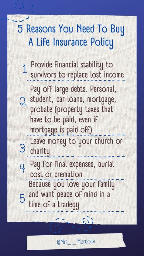 Life insurance is important, but when was the last time you thought about buying it? If you answered never or it’s been a while, now is the time. Here are 5 reasons why you need to buy a life insurance policy. If You want to learn more, let's talk! #TheMurdocks #LifeInsurance #Insurance #Family #Parenting #Education #Budgeting #LifeQuotes #Investing #Money #Lifestyle #Entrepreneur #BusinessIdeas Final Expense Insurance, Life Insurance Marketing, Life Insurance Facts, Life And Health Insurance, Money Lifestyle, Insurance Marketing, Life Insurance Quotes, Parenting Education, Love Your Family