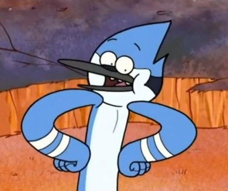 The Regular Show, Regular Show, Picture Icon, Cartoon Memes, Black Lab, Wholesome Memes, Funny Reaction Pictures, Cartoon Profile Pics, Cartoon Pics