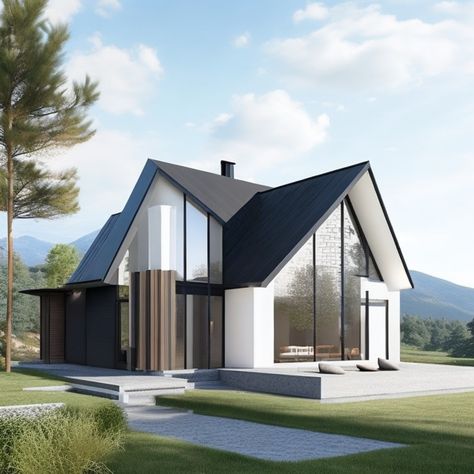 Imagine a one-story house with a gable roof design that seamlessly blends contemporary style with functional living. Are you curious to explore this c... Check more https://cfeer.com/discover-the-20-enchanting-contemporary-one-story-house-with-a-gable-roof-design/ Gable Roof Design, One Story House, Gable Roof, One Story Homes, First Story, Roof Design, Story House, Contemporary Style, Roof