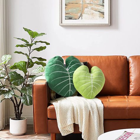 Bring a touch of greenery into your home with these 3D leaf throw pillows! 🍃✨ With their soft, velvety feel and stylish Alocasia Frydek design, they’re perfect for adding a cozy, natural vibe to any room. Whether you’re gifting a plant lover or decorating your own space, these pillows are a charming choice. 

#greenaesthetic
#green
#plants
#naturalaesthetic
#gardenparty Bedroom Decor Green, Plant Pillow, Alocasia Frydek, 3d Leaves, Pillows Bedroom, Aesthetic Plant, Throw Pillows Bedroom, Dorm Room Designs, Green Aesthetic