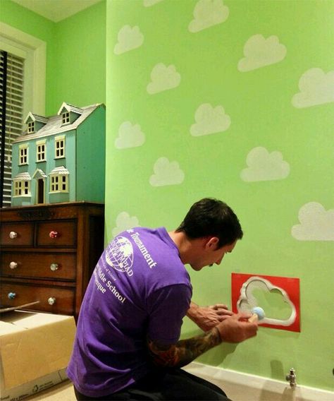 Daycare Decor, Diy Wall Painting, Playroom Storage, Wall Painting Decor, Playroom Organization, Wall Paint Designs, School Decorations, Kids Playroom, Wall Paint