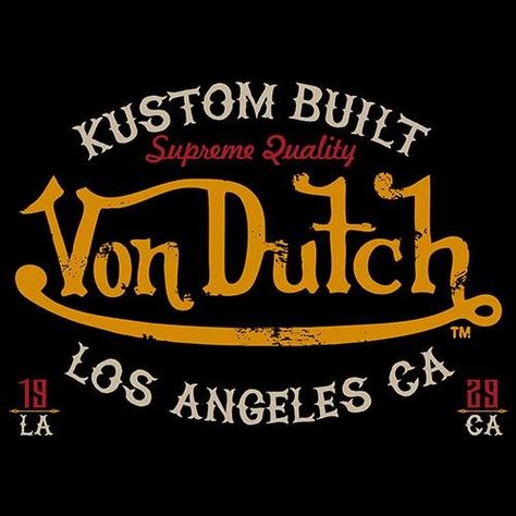 Logo Famous, Van Dutch, Motorcycle Artwork, One Piece Tattoos, Classic Cartoon Characters, Kustom Kulture, Von Dutch, Pinstriping, Graphic Tee Design