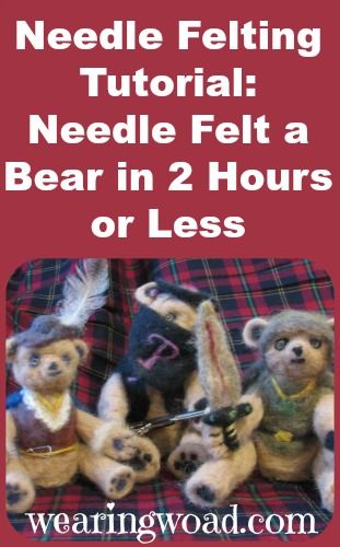 Needle Felted Bear Tutorial, Felting Videos, Needle Felting Diy Tutorials, Felted Teddy Bear, Felt Teddy Bear, Felt Tutorial, Felted Bear, Felting Diy, Felting Tutorial