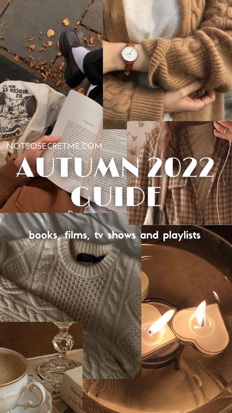 autumn 2022 guide Aesthetic Starter Pack, Fall Tv Shows, Spooky Autumn, Fall Tv, Fall Bucket List, Autumn 2022, Garden Architecture, Cozy Autumn, Autumn Cozy