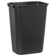 WB2  Rubbermaid Large Black 41 Qt Wastebasket  Item #: 654302  Capacity: 41.25 Qt  Height: 19-7/8"  Width: 11"  Depth: 15¼ Church Kitchen Ideas, Storage Boxes Diy, Storage Box Aesthetic, Diy Storage Cabinet, Storage Under Stairs, Storage Room Ideas, Den Playroom, Minecraft Storage, Church Kitchen