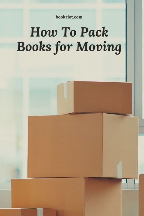 Tips and tricks to make moving your books a little bit easier. packing tips | how to pack books | moving books Packing Books For Moving, How To Pack Books For A Move, Pack To Move, Packing For A Move, Packing Books, Minimalist Home Furniture, Organizing For A Move, Moving Books, Moving Abroad