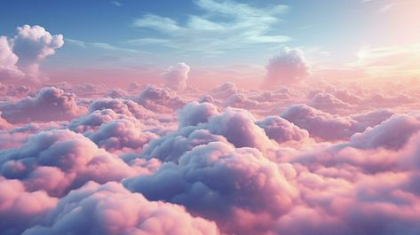 Cloud Wallpaper Desktop, Pink Clouds Desktop Wallpaper, Hd Clouds Wallpaper, Clouds Wallpaper Desktop, Thumbnails Youtube Background, Pink Clouds Wallpaper, Desktop Images, Pastel Clouds, Sky Full