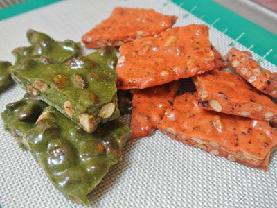 Green Chile Pistachio Brittle or Red Chile Pinon Brittle Jalapeno Brittle Recipe, Pistachio Brittle Recipe, Jalapeno Pecan Brittle Recipe, Peanut Briddle, Pinon Recipe, Pistachio Brittle, Seasoned Nuts, Cannabutter Recipe, Green Chile Recipes