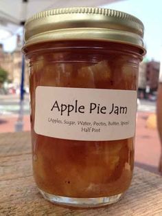 Canning Recipe – Apple Pie Jam Recipe Apple Pie, Apple Pie Jam, Canning Jam Recipes, Canning Fruit, Canning Recipe, Jam Recipes Homemade, Canning Jam, Canning Food Preservation, Southern Maine