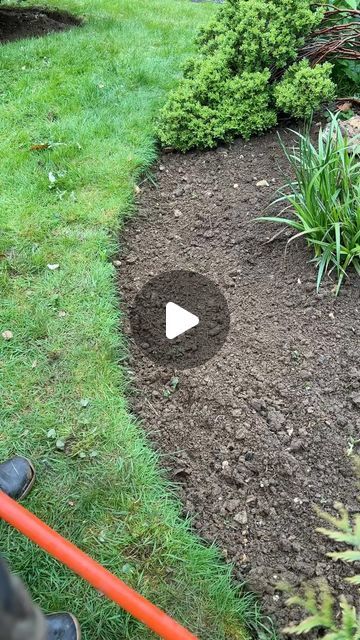 Satisfying lawn edging using hand tools. There’s nothing better than a well defined looking lawn edge & a cultivated border. Now time t... | Instagram Mowing Strip, Grass Edging, Lawn Borders, Herb Gardening, Landscape Edging, Lawn Edging, Lawn Maintenance, Garden Borders, Concrete Diy